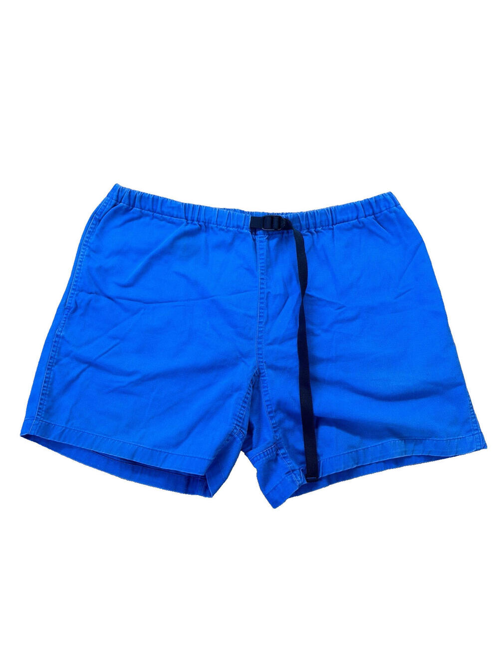 VTG Gorpcore L.L.Bean Men's Gramicci Style Belted Shorts Mens Large In Blue 90s